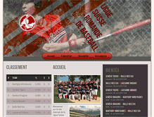 Tablet Screenshot of baseball-suisse.ch